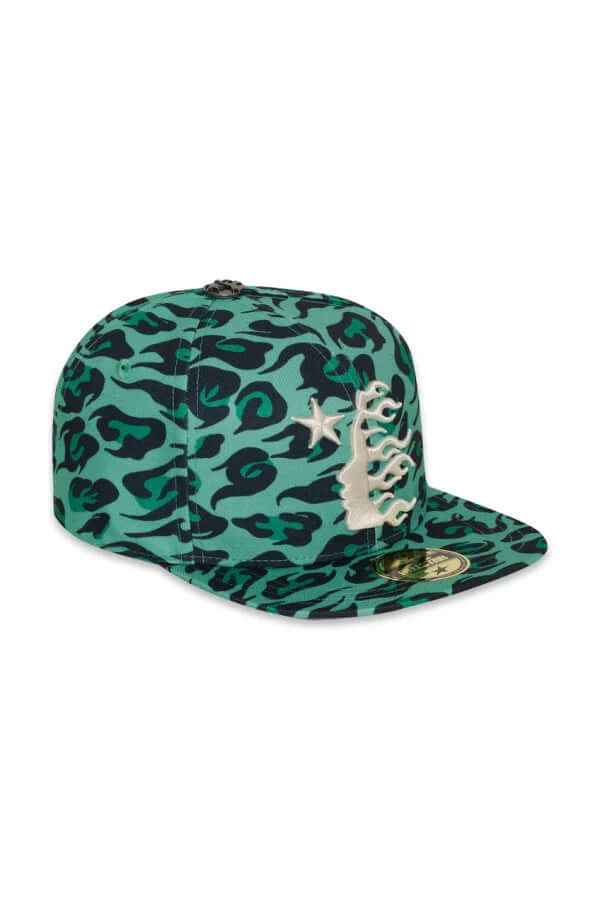 Fitted Cheetah Print Hat