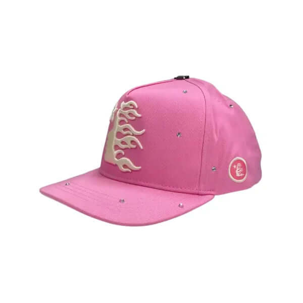 Pink Rhinestone Snapback