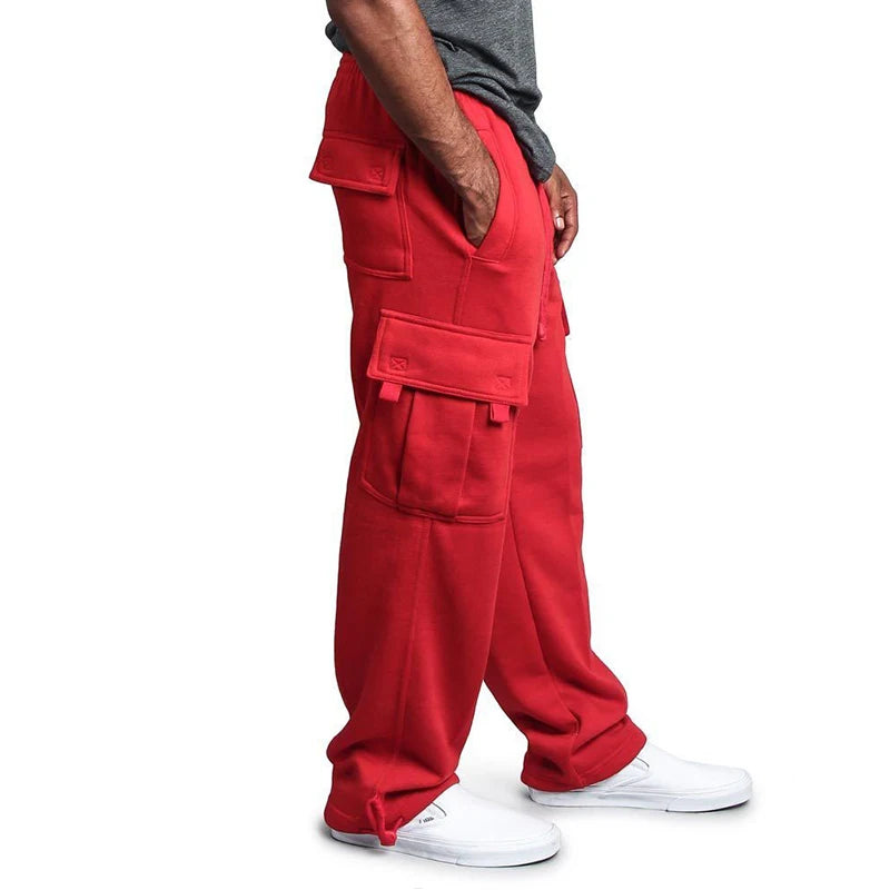 Men’s Straight Fit Joggers – Loose Sweatpants