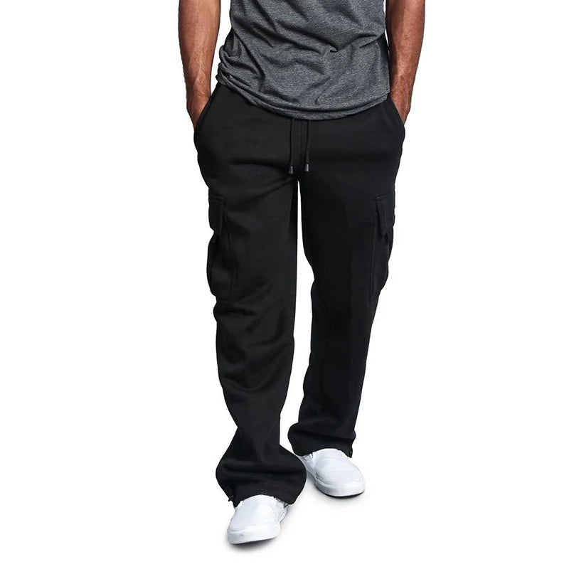 Men’s Straight Fit Joggers – Loose Sweatpants