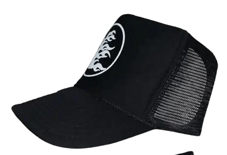 Star Trucker Hat Black