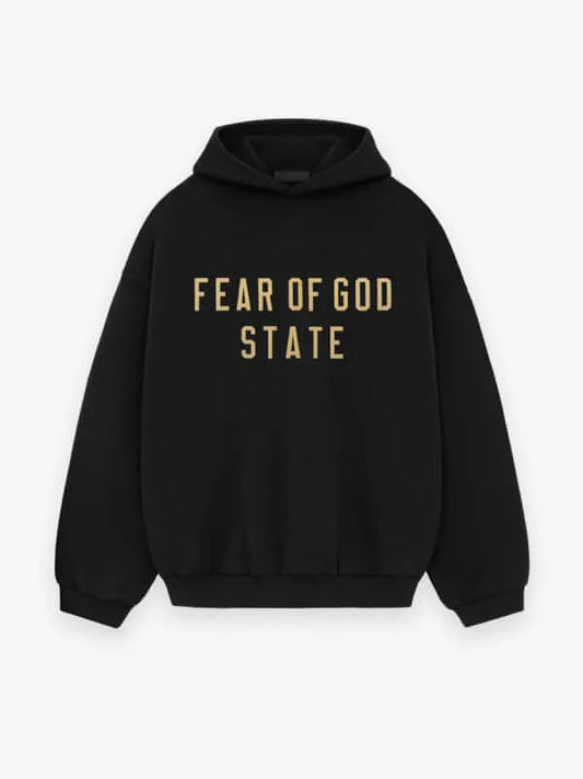 Fleece Hoodie – Black