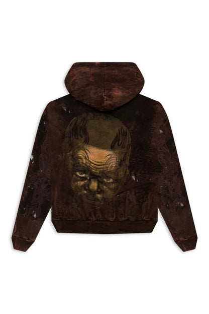 Hellstar Graffiti Hoodie Brown