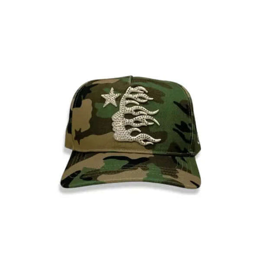 Camo Snapback Hat