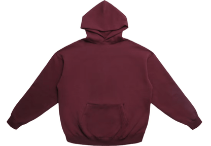 Fear of God Graphic Pullover Hoodie Burgundy