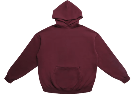Fear of God Graphic Pullover Hoodie Burgundy