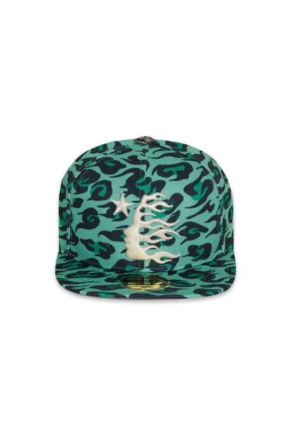 Fitted Cheetah Print Hat