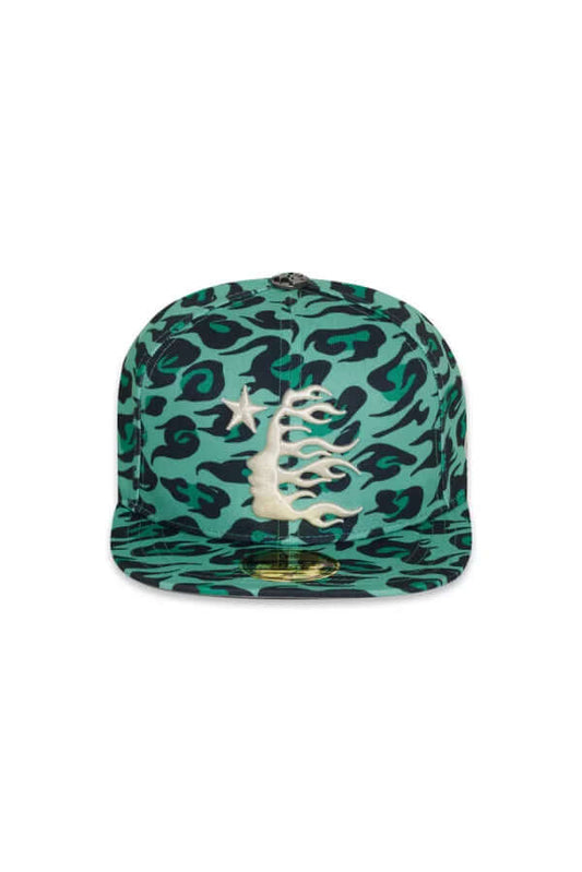 Fitted Cheetah Print Hat