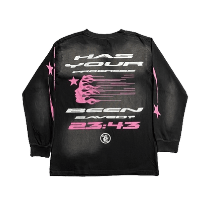 Hellstar Christ Long sleeve T-Shirt Black