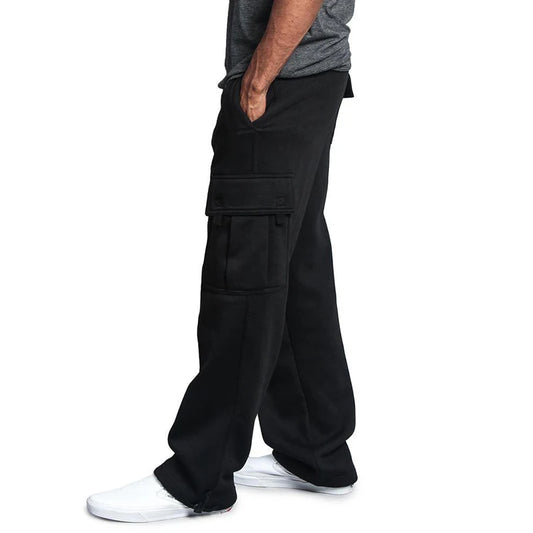 Men’s Straight Fit Joggers – Loose Sweatpants