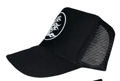 Star Trucker Hat Black